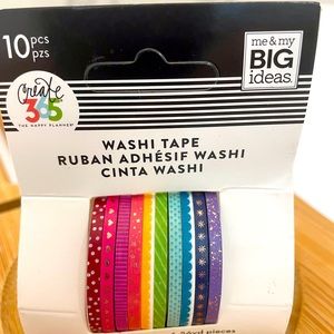 NEW The Happy Planner 10 rolls of Washi Tape - bullet journal or planning